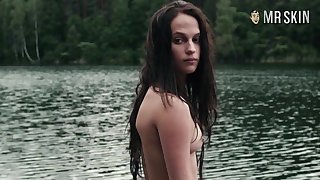 Completely naked Alicia Vikander compilation